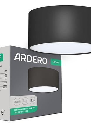 Накладной светильник ardero ml703 gx70 черный