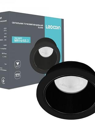 Светильник точечный ledcoin dl0390 черный