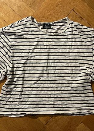 Фудболка в смужку, zara, m розмір