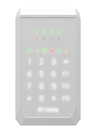 Клавіатура tiras k-pad8 white на 8 індикаторів зон (21-00107)
