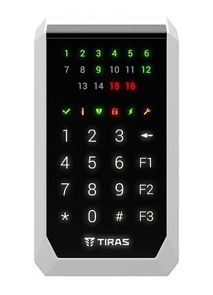 Клавіатура tiras k-pad16 black на 16 індикаторів зон (21-00024)
