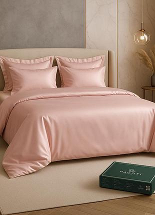 Комплект постельного белья лиоцелл pagoti aura пастельно-розовый (king size / 4×50×70 см)