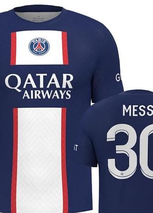 Футболка подростковая спортивная paris saint germain ppsg mesi 30