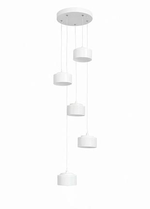 Люстра подвесная dusha ms241-d5 x gx53 белый/молочный light set