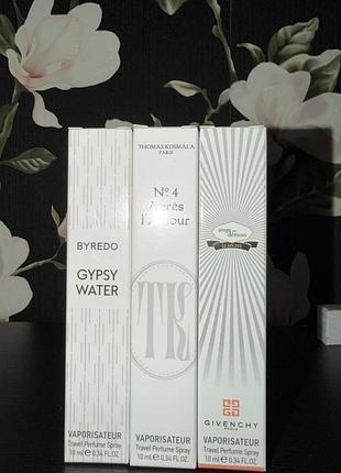 Набор парфюма gypsy water + no. 4 après l’amour + ange ou demon le secret по 10 мл