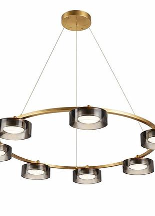 Люстра dusha ms241-y7 x gx53 золото/дымчатый light set