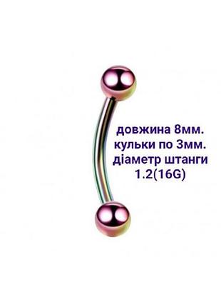 Мікробанан 8*1.2*3*3мультиколор кульки
