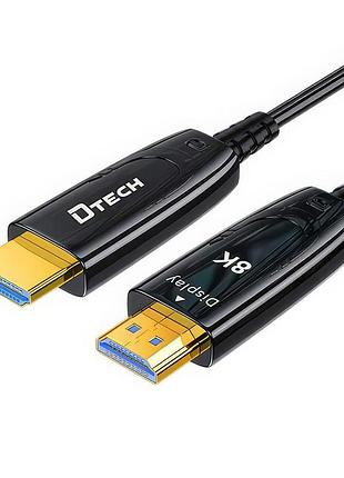 Кабель оптичний hdmi 2.1 20m dtech dt-hof8020 (74-00103)