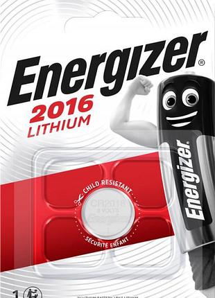 Батарейка energizer cr2016 lithium уп