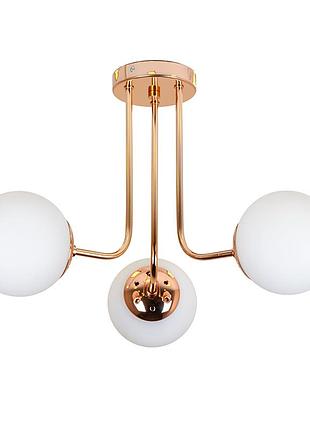 Люстра levistella quevilly 7529908-3 gold+wh e27