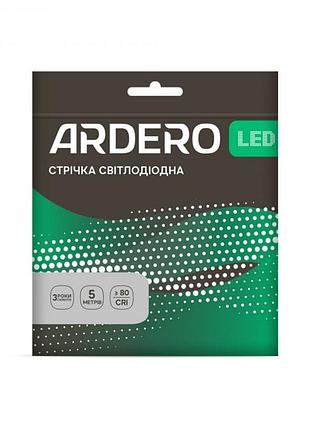 Светодиодная лента ardero ls408ard 12w 24v 480cob 6500k 5м