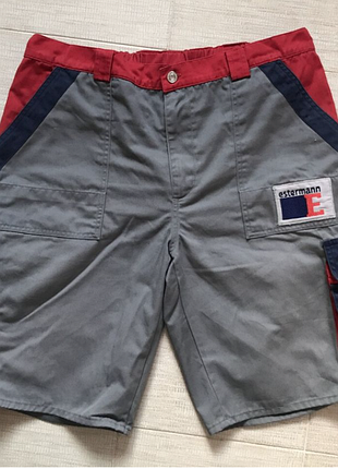 Крепкие, износостойкие шорты бемуды карго, для работы, спецодежда, fabricwear. l сост. нового 10