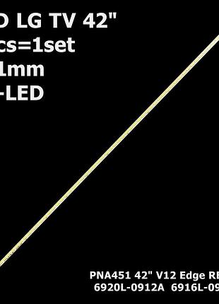 Led підсвітка 42" philips 42pfl4307t/12 1 планка