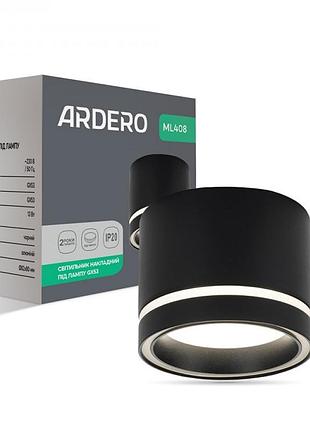 Накладной светильник ardero ml408 gx53 черный
