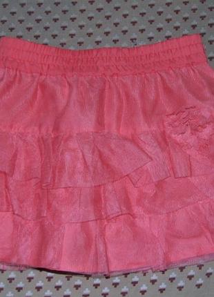Нарядная юбка фатиновая девочке 8 - 9 лет