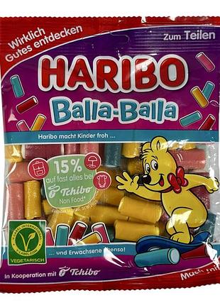 Желейки haribo фруктовые e balla-balla, 160 г