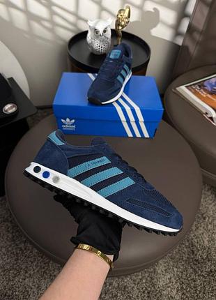 Мужские кроссовки adidas la trainer navy sky white