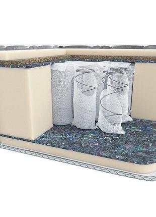 Матрас ортопедический homefort sunline lux 120х190 см серый 34433241 200х200