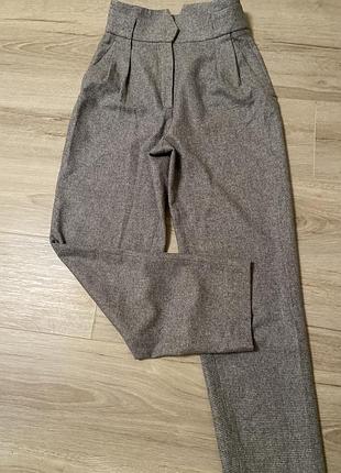 Штани тканина твідові розмір 26 massimo dutti