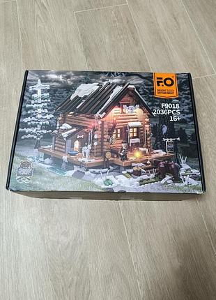 Конструктор funwhole hunting cabin (f9018). цей набір складається з 2036 деталей.б.у.