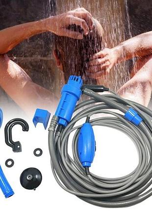 Автомобильный портативный душ от прикуривателя shower set 12 вольт (автодуш)