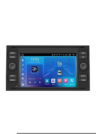 Автомагнітола hikity .auto fs 2 ultra для ford focus/mondeo/s-max/c-max/ kuga/fiesta/fusion (4+64gb, 7"