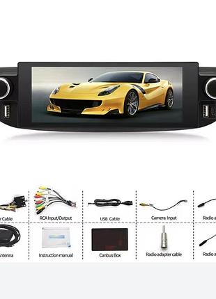 ‼️ fiat 500 2007-2018 android магнитола dsp carplay gps bluetooth wifi
