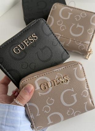 Гаманець guess чорний та коричневий оригінал