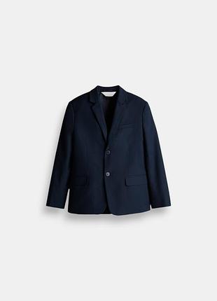 Темно-синий пиджак жакет блейзер h&m 10-11 лет