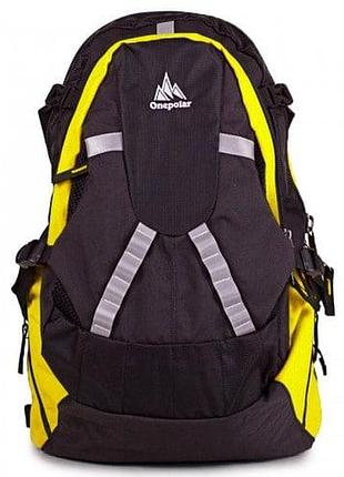 Рюкзак 30 л onepolar w1017 black желтый