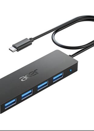 Концентратор acer 5-в-1 usb 3.0, который расширяет возможности подключения устройств к ноутбуку