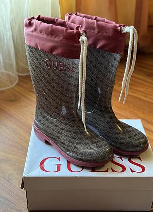 Гумові чоботи guess дівчинка 27,32 розмір