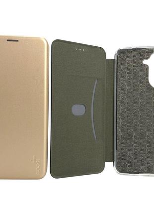 Чехол книжка для телефона xiaomi redmi a5(4g) 173mm orig на магните с функцией подставки и карманом для карт gold 4you