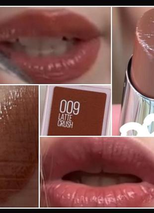 Maybelline new york glaze moizturizing lipstick 009 помада бальзам для губ