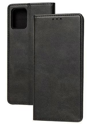 Чехол книжка магнит для samsung a51 черный