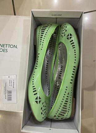 Продаю нові туфлі-човники benetton p.40 на 39.5