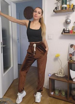 Женские велюровые брюки для дома,42-44 р