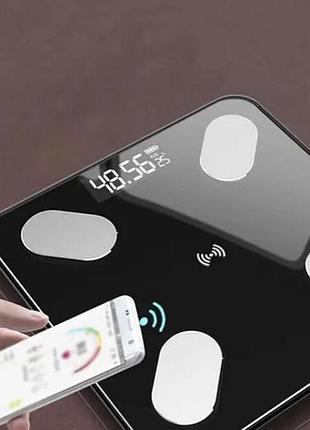 Весы для диагностики здоровья matarix mx-454 app, весы напольные смарт для фитнес-тренировок gj-94