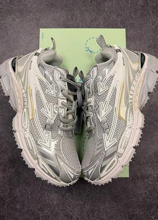 Кроссовки off white be right back grey white