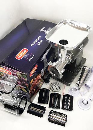 Мясорубка для сосисок magio mg-271, универсальная мясорубка измельчитель с легкой чисткой so-10