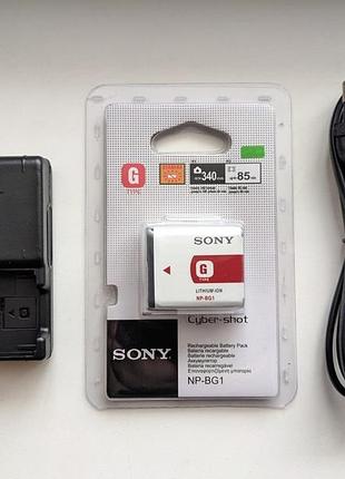 Зарядний sony bc-csg bc-csge й акумулятор sony np-bg1 np-fg1 w70 w55 w100 w30 w35 w40 w80 w90 w85 w110 w115 w120 w130 w150 w170 w200