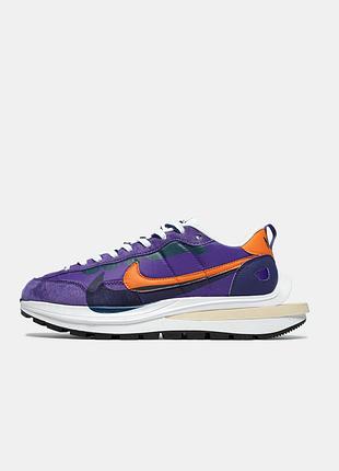 Nike vaporwaffle sacai purple
