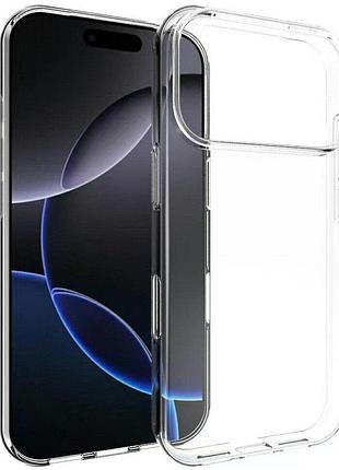 Прозорий тонкий чохол iphone 17 pro