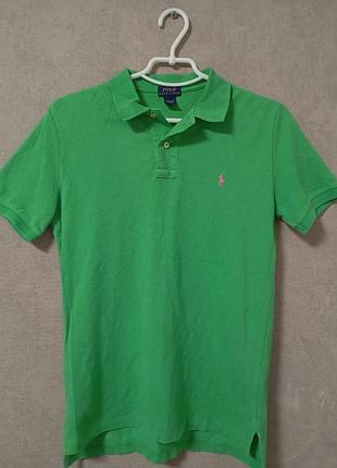 Хлопковое поло polo ralph lauren