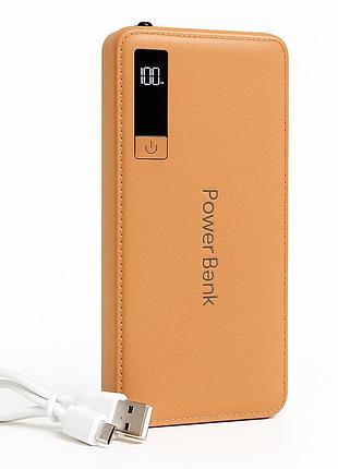 Портативное зарядное устройство павербанк 50000 mah 3хusb power bank smart tech beige lt-26 top shop ua_