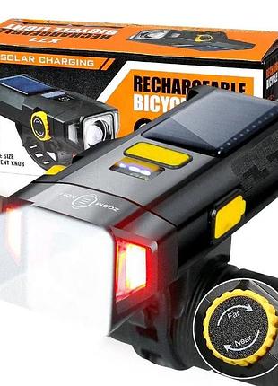 Велофара x17-30w+2led(red) zq-15 top shop ua_
