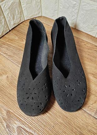 Мокасины, балетки женские 36р elastomere италия