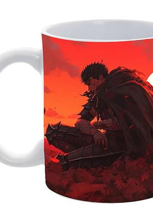 Аниме кружка с berserk "guts" 330 мл берсерк гатс (сублимация)