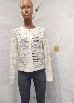 Кофта ,кардиган ажурная вязка новое состояние
