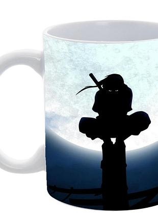 Аниме кружка с наруто "itachi" 330 мл итачи учиха (сублимация)